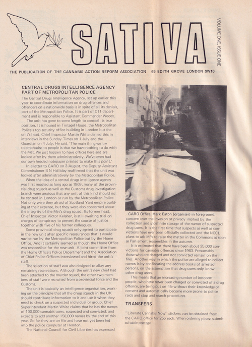 Sativa, Release