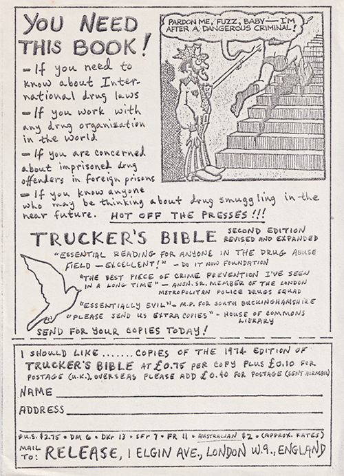 Trucker's Bible Flyer 1974