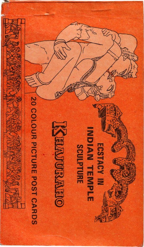 Ecstacy in Indian Temple Sculpture Postcards
